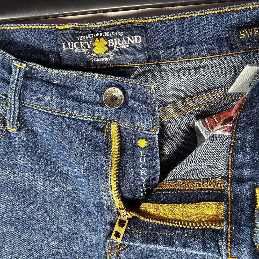 Lucky Brand Sweet 'N Crop Mid Rise Capri Jeans Women's Size 8/29 Blue 29x24" - Picture 5 of 9